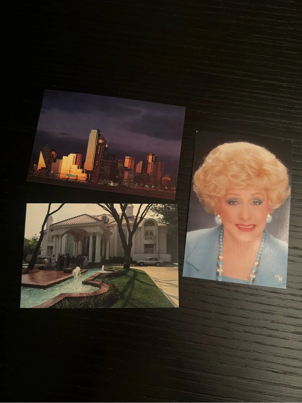 Vintage Mary Kay Postcards Bundle of (3) Dallas Home Headshot New Unused